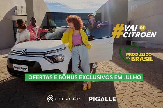 Campanha Vai de Citroën: ofertas e bônus em julho