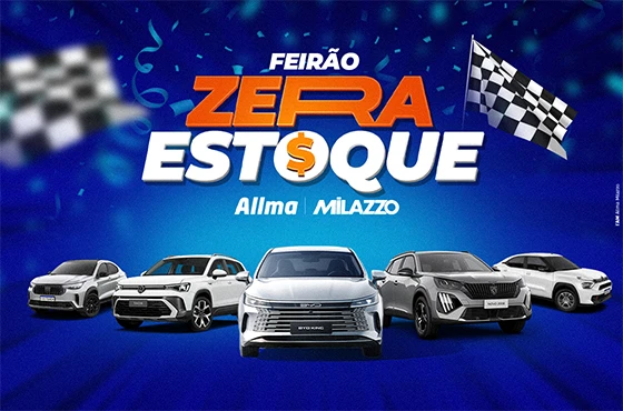 Feirão Zera Estoque do Grupo Allma Milazzo na BYD Allma: ofertas especiais só até 24 de outubro