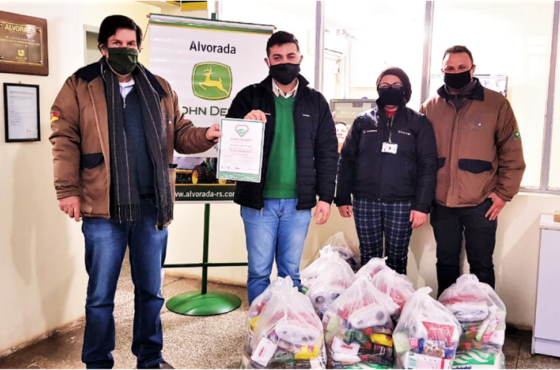 Doações em Alegrete Alvorada John Deere