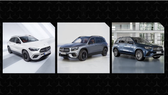 3 formas de dominar o asfalto: qual SUV Mercedes-Benz é o seu?