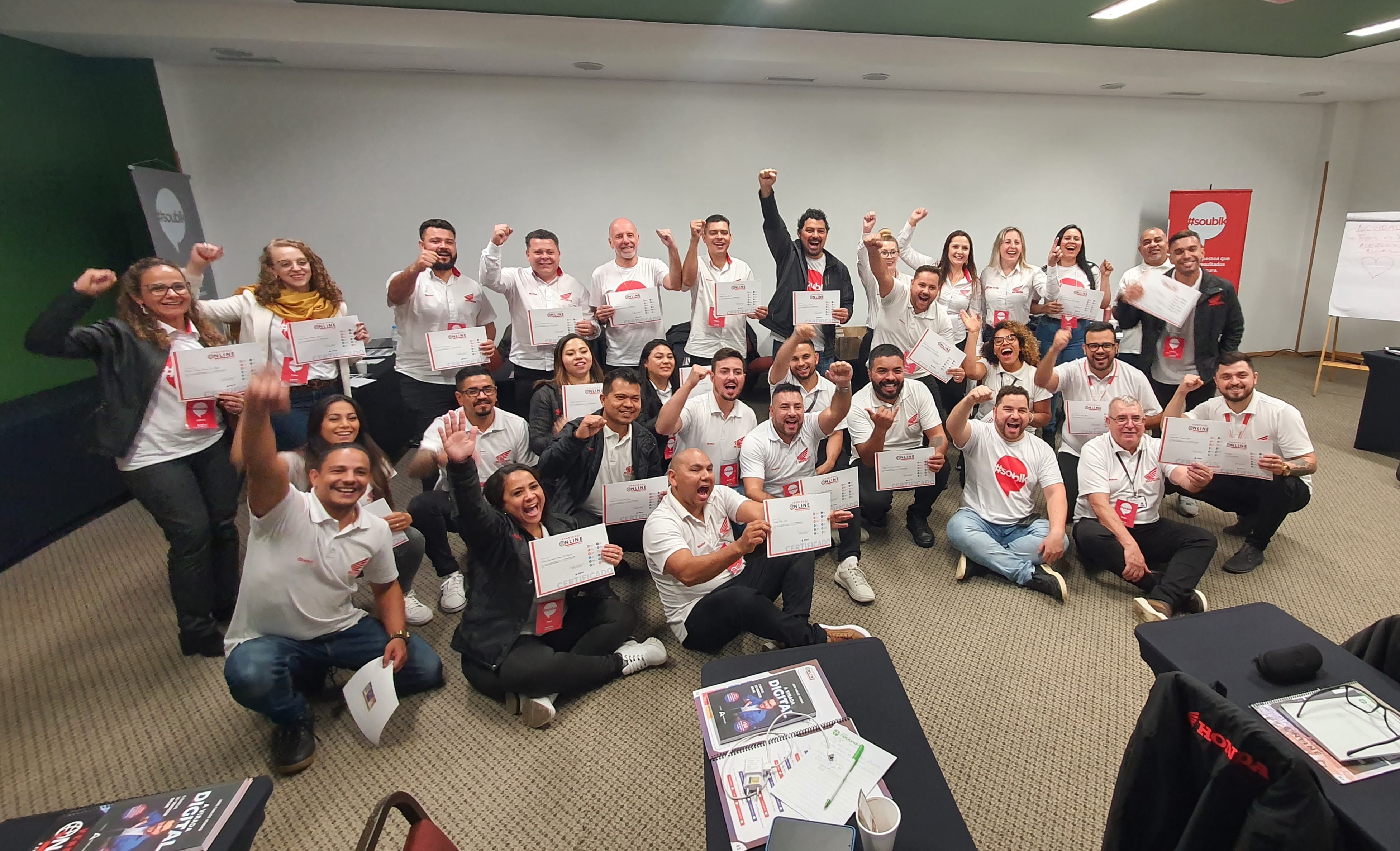 Honda Blokton faz ação para colaboradores serem influencers