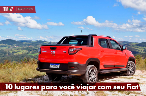 Descubra destinos no Brasil para uma aventura com seu Fiat!
