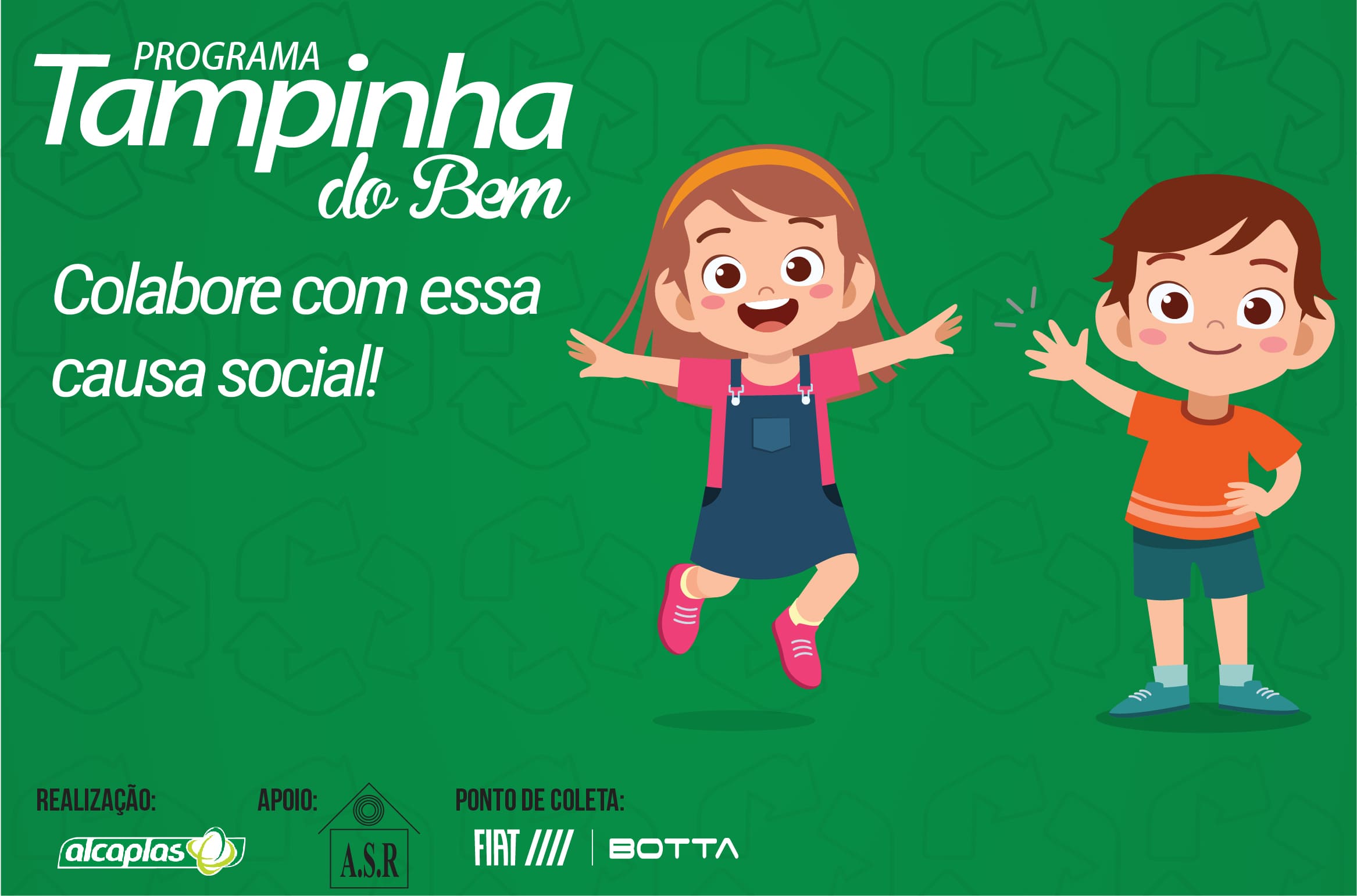 Fiat Botta tem um ponto de coleta do programa Tampinha do Bem