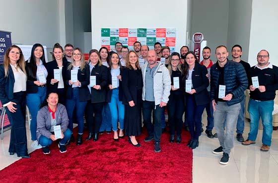 Confira a homenagem aos colaboradores da Fiat Botta