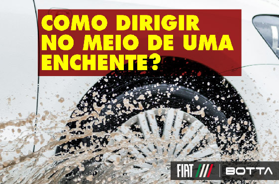 Cuidados ao dirigir no meio de uma enchente!