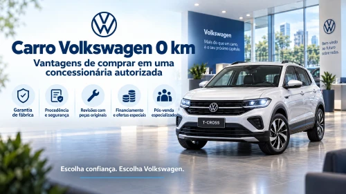 Carro Volkswagen 0 km: quais são as vantagens de comprar em uma concessionária autorizada