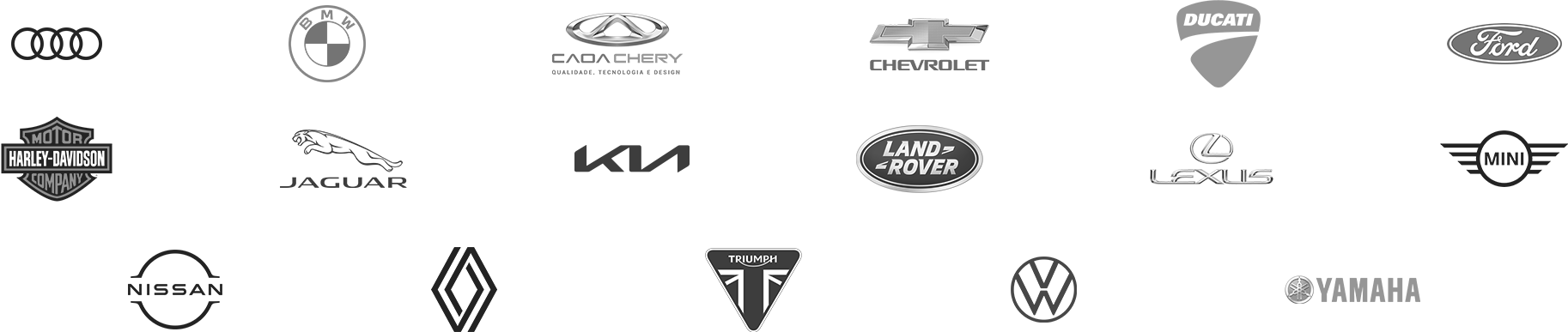 Marcas atendidas pela DealerSites