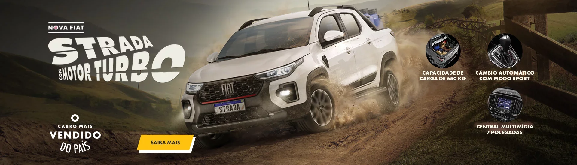 Compre sua fiat Strada na Dical Fiat em Cajazeiras, Sousa e Pau dos Ferros