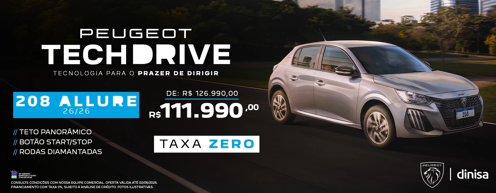 003_PeugeotDinisa_OfertasTechDrive_208ALLURE_Banner_1920x750