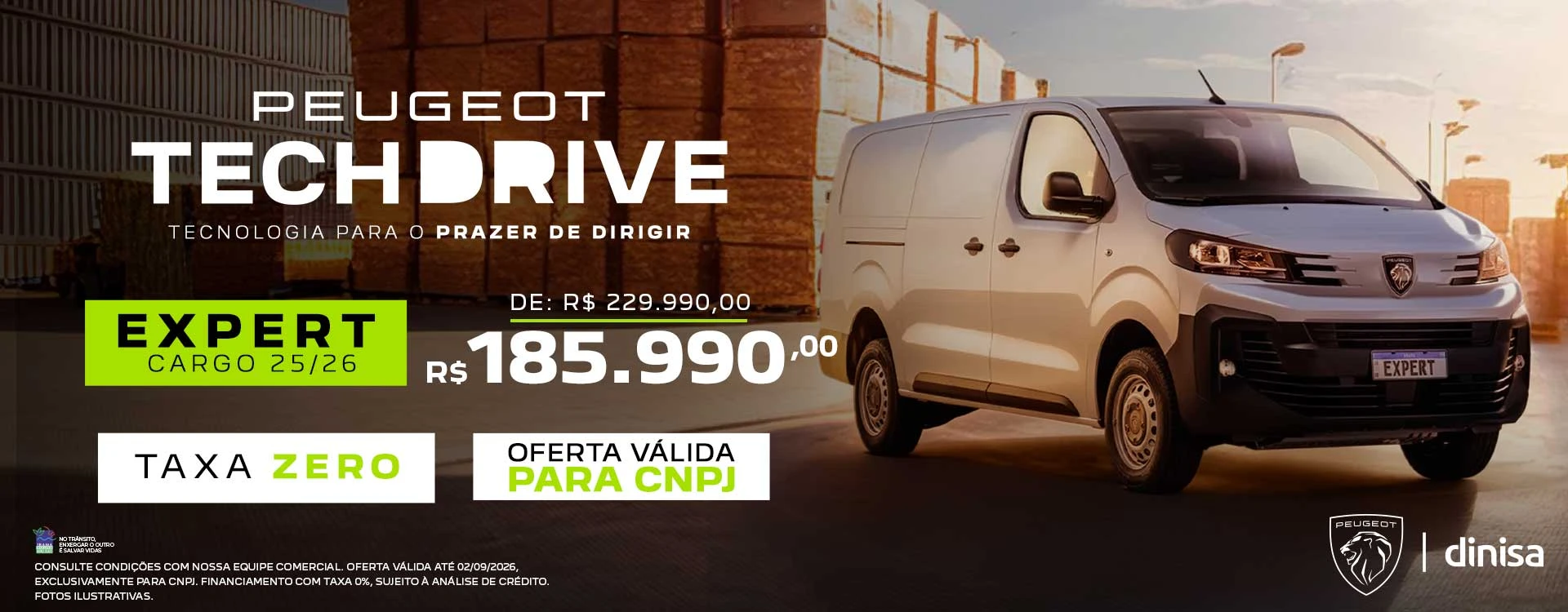 009_PeugeotDinisa_OfertasTechDrive_EXPERTCARGO-CNPJ_Banner-1920x750