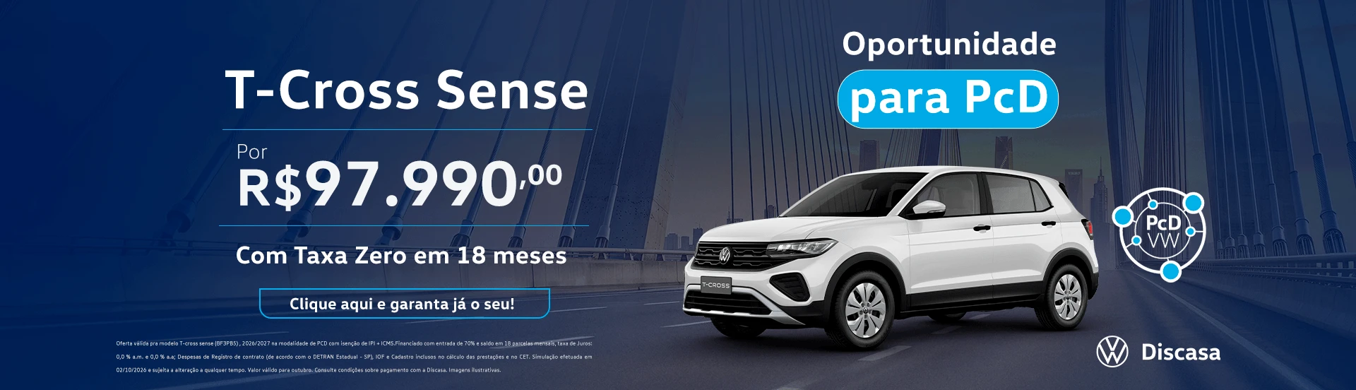 ofertas-pcd-tcross-sense-discasa-sao-carlos