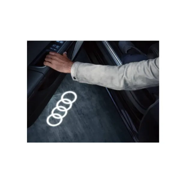 Projetor Led Porta Audi Four Rings Projetor Led Porta Audi Four Rings