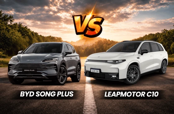 Leapmotor C10 vs BYD Song Plus: Qual SUV Eletrificado?