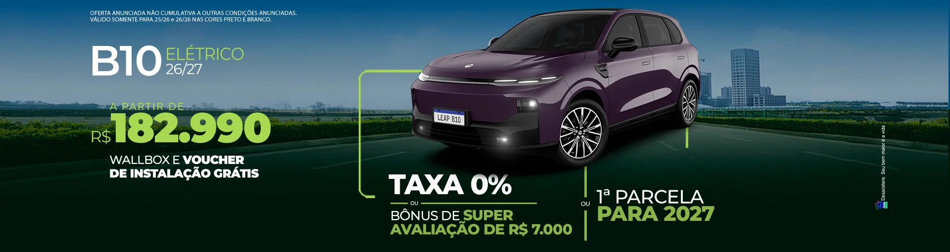 Leapmotor B10 Elétrico em Botafogo RJ | R$ 7 Mil de Bônus no Usado