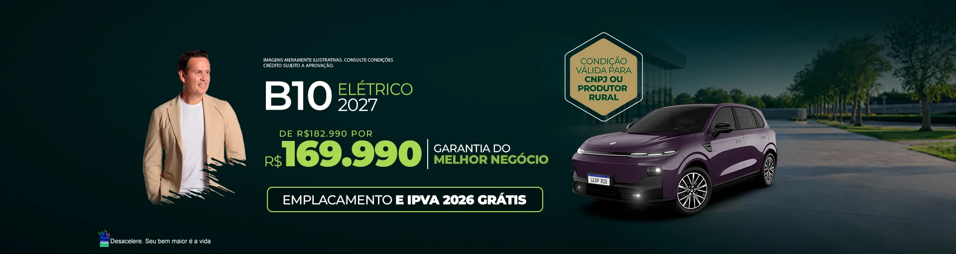 Leapmotor B10 Elétrico CNPJ em Botafogo | IPVA e Emplacamento Grátis