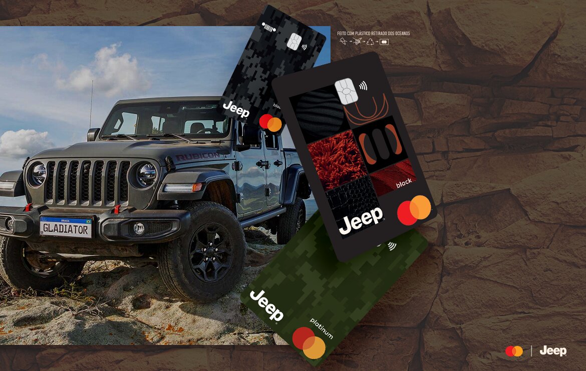 Jeep® lança cartão de crédito em parceria com a Mastercard
