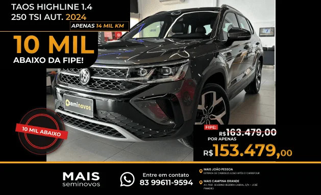Highline 250 TSI 2024 - ABAIXO DA FIPE