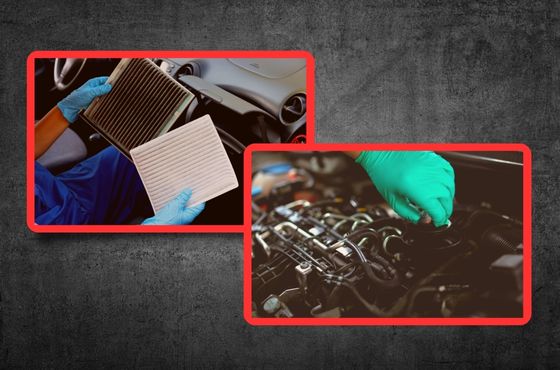 filtros de ar e de combustível do seu veículo!