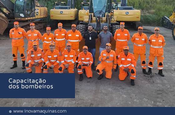 Capacitação dos bombeiros para operação de máquinas pesadas Capacitação dos bombeiros para operação de máquinas pesadas