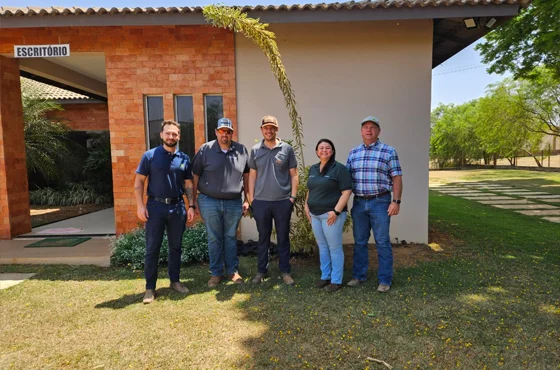 Recebemos a visita de nossos parceiros da John Deere Global e da SurePoint Ag Recebemos a visita de nossos parceiros da John Deere Global e da SurePoint Ag