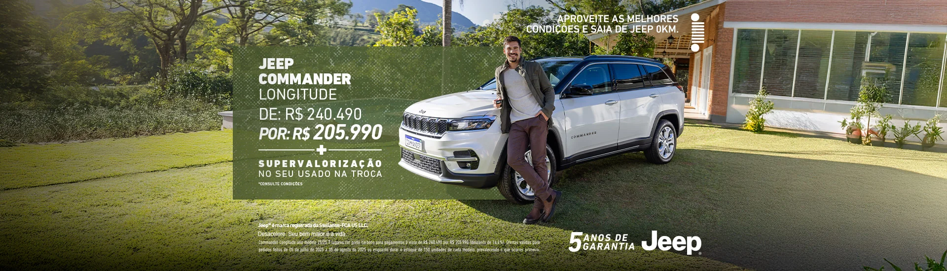 DDM Varejo Jeep Commander zero km julho
