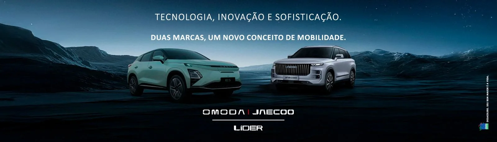 Omoda e Jaecoo no Brasil | Tecnologia e Sofisticação Lider