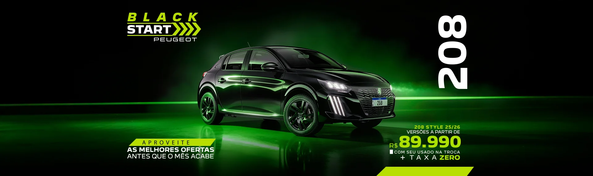 DDM Varejo Peugeot 208 Black