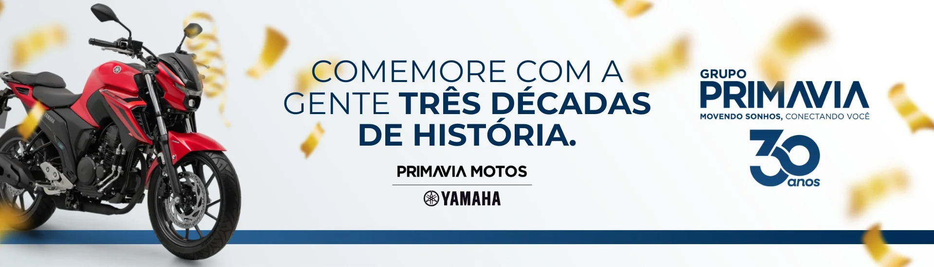 Banner 30 Anos Yamaha