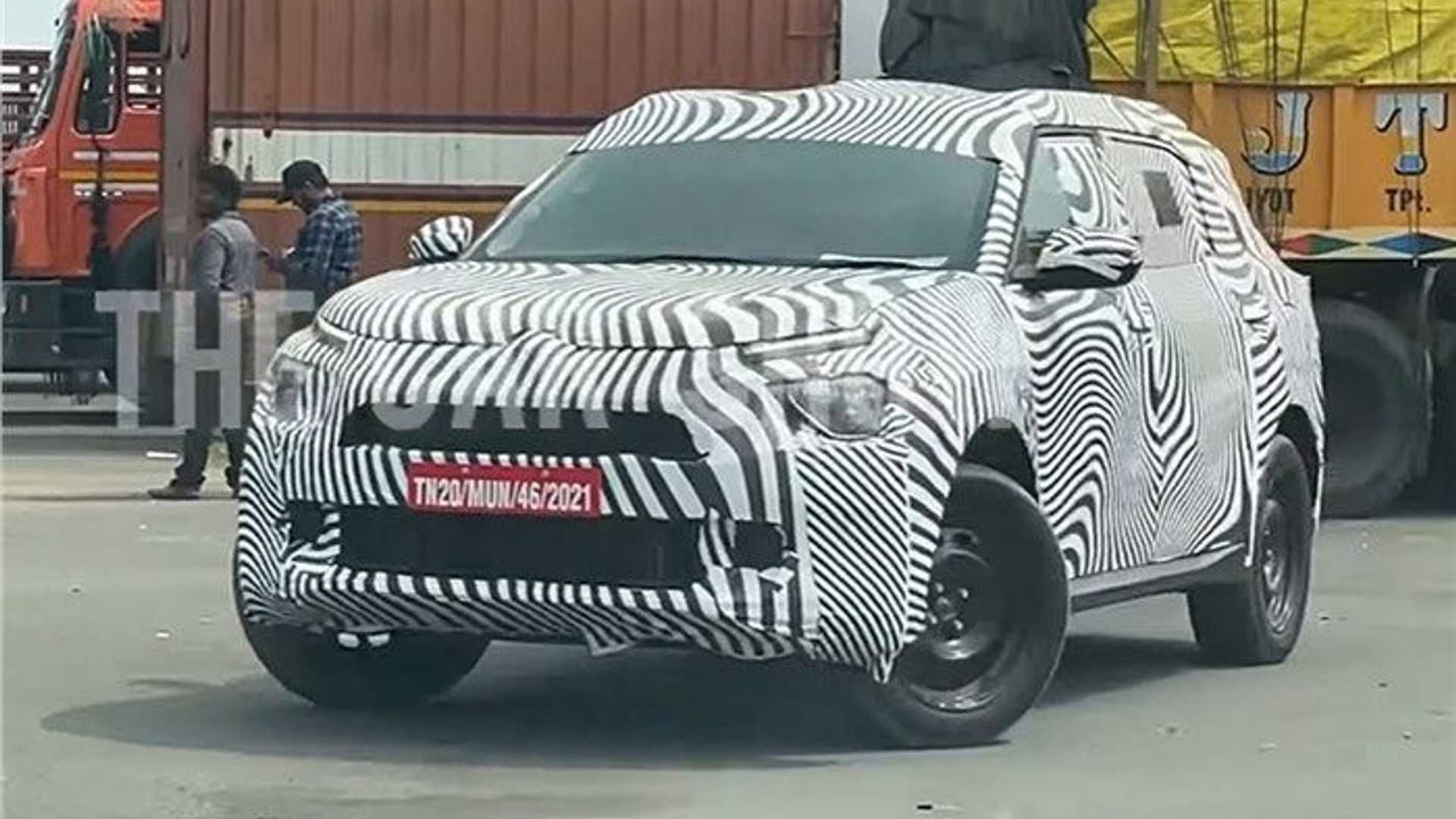 Novo Citroën C3 Aircross é flagrado em teste