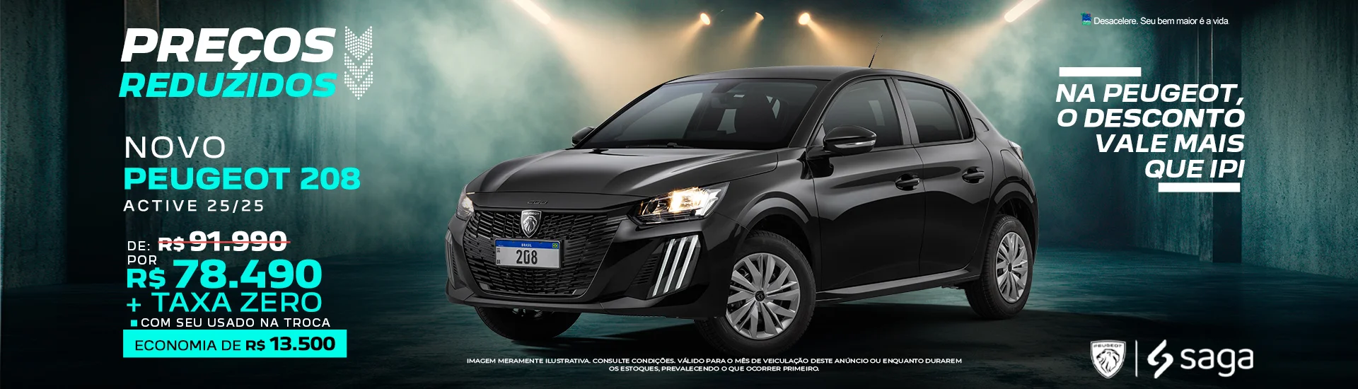 Oferta - Novo Peugeot 208 ( Preços reduzidos)
