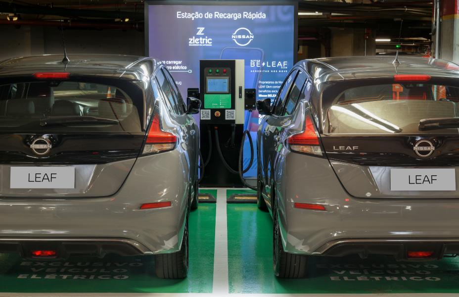 Nissan revoluciona mobilidade elétrica em São Paulo com novo ponto de carregamento rápido
