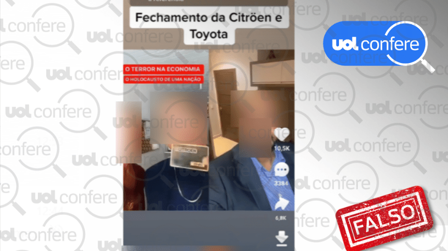 Fake News: é falsa a postagem que afirma demissão em massa e fechamento de fábricas da Citröen e Toyota no Brasil