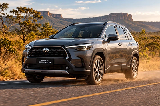 Toyota Corolla Cross SUV em Goiás: desempenho da linha 2027