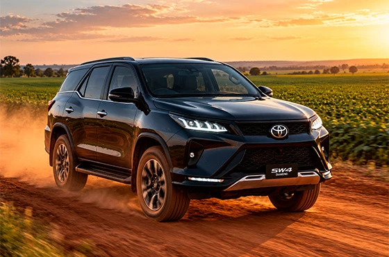 Toyota SW4 SUV em Goiás: a força 4x4 do agro à cidade