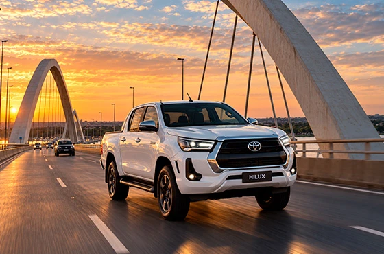 Toyota Hilux no DF: potência, segurança e versatilidade