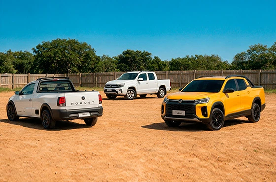 Picapes da Volkswagen em 2026: conheça os modelos