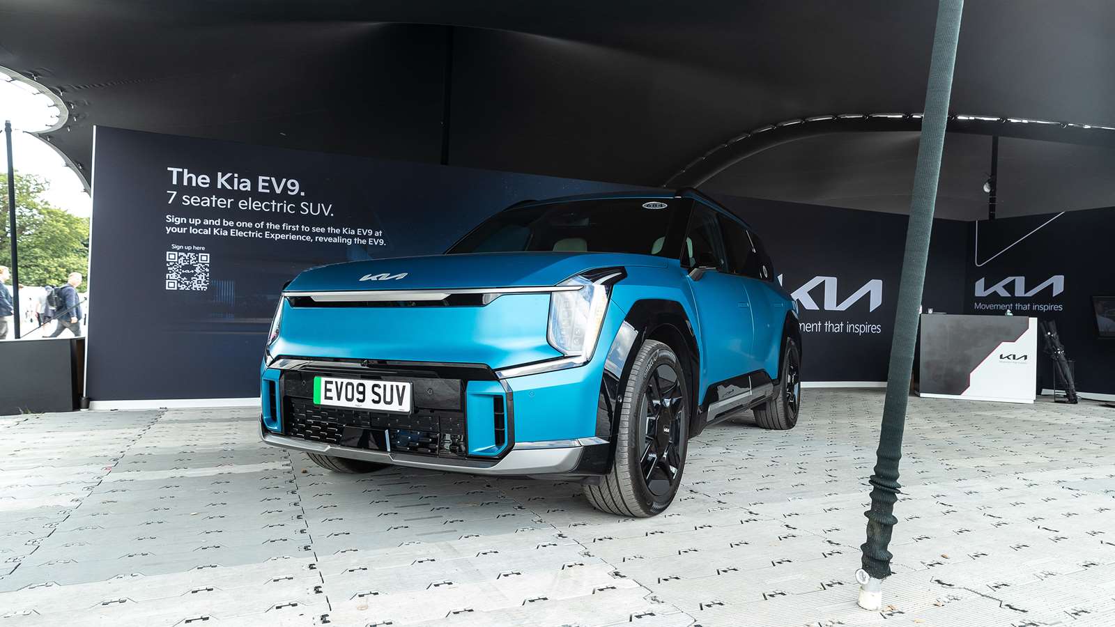 Kia EV9 estreia no Festival de Velocidade de Goodwood