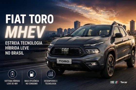 Fiat Toro MHEV: tecnologia híbrida leve no Brasil