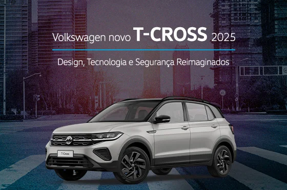 Novo T-Cross 2025: Design, Tecnologia e Segurança Reimaginados