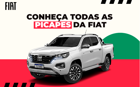 Conheça as Picapes Fiat: Strada, Toro e Titano