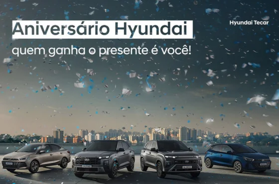 Aniversário Hyundai na Tecar Divinópolis com ofertas únicas