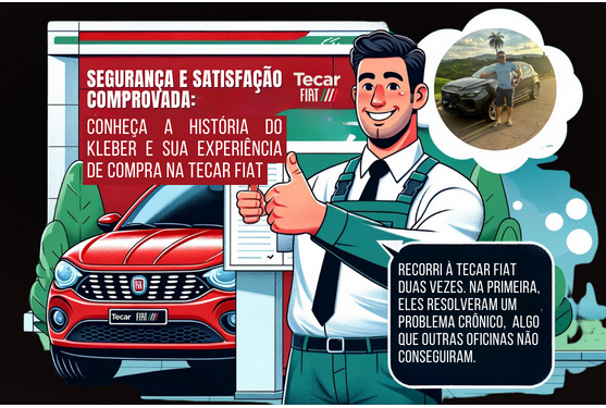 Experiência de Cliente na Tecar Fiat: A História de Satisfação do Kleber