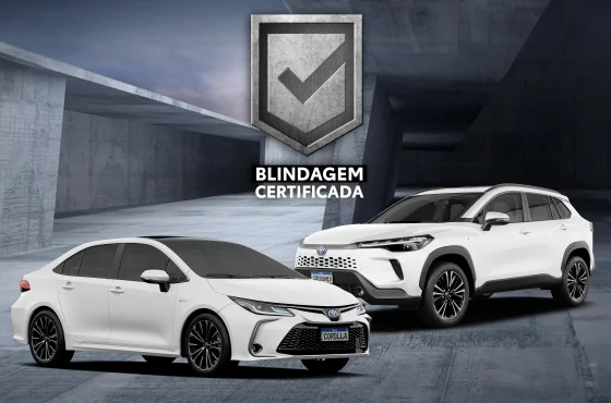 Segurança com padrão Toyota: Blindagem Certificada